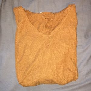 Mustard colored sweater